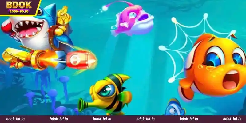 Many top-notch fish shooting weapons at BDOK